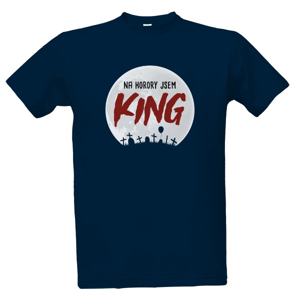 Tričko s potiskem Na horory jsem King